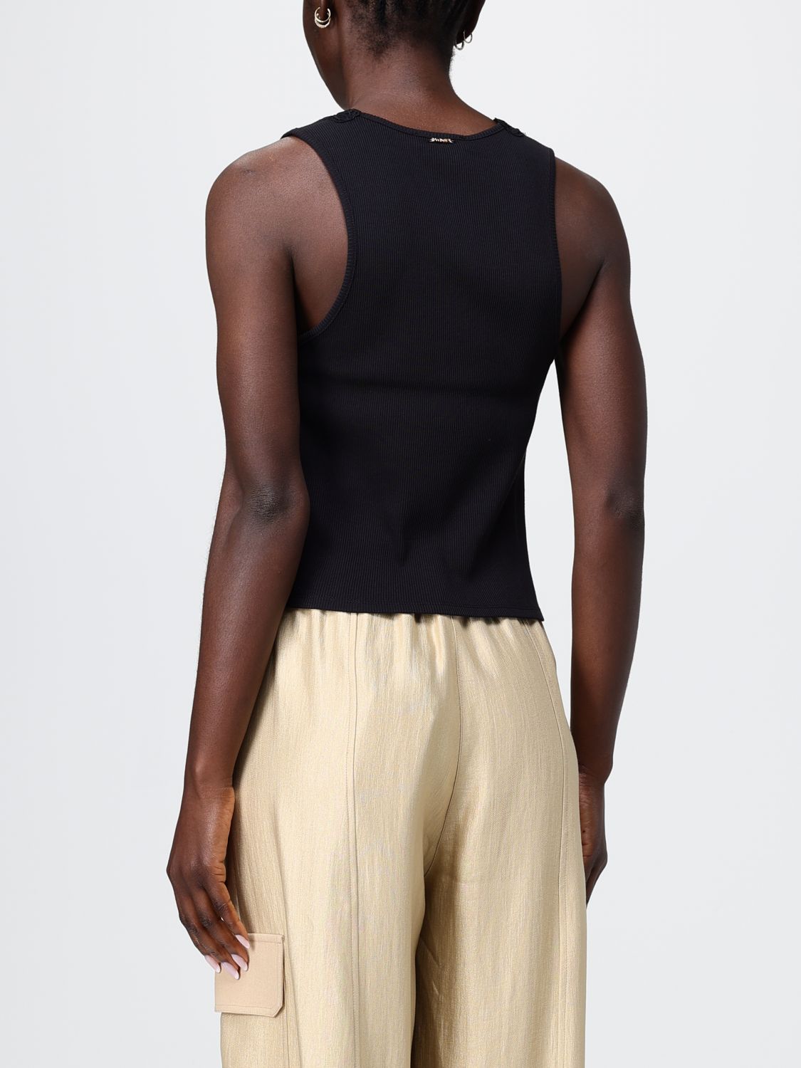 Top Woman color Black