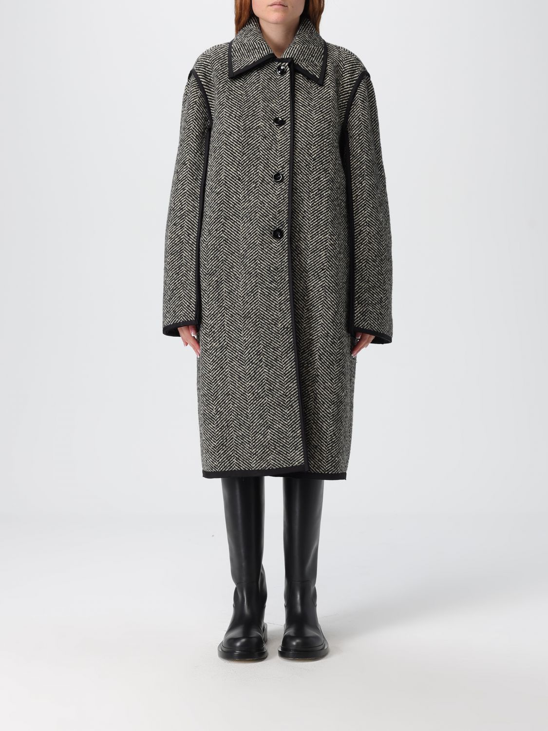 Coat Woman color Military