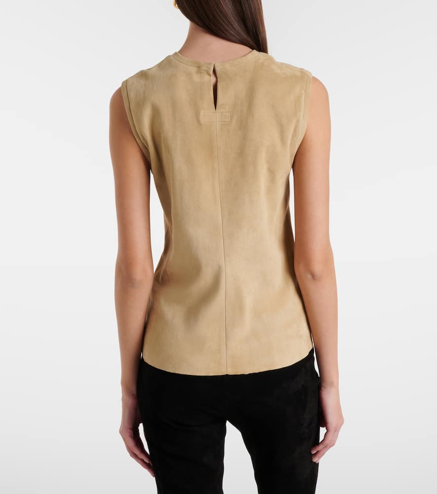 Muccia suede top