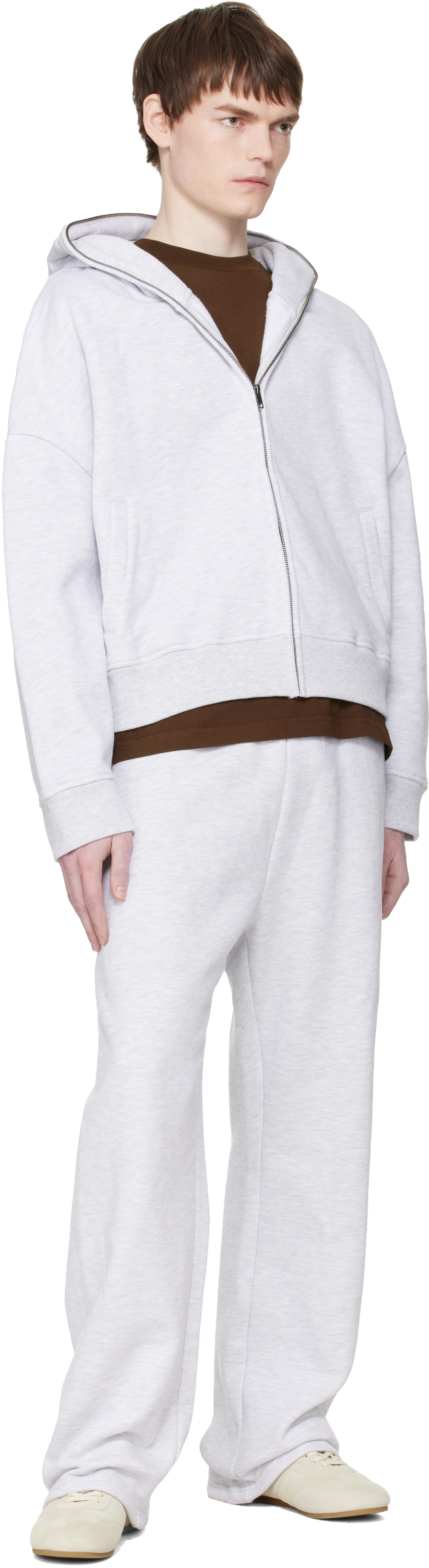 Gray Eternal Zip Hoodie