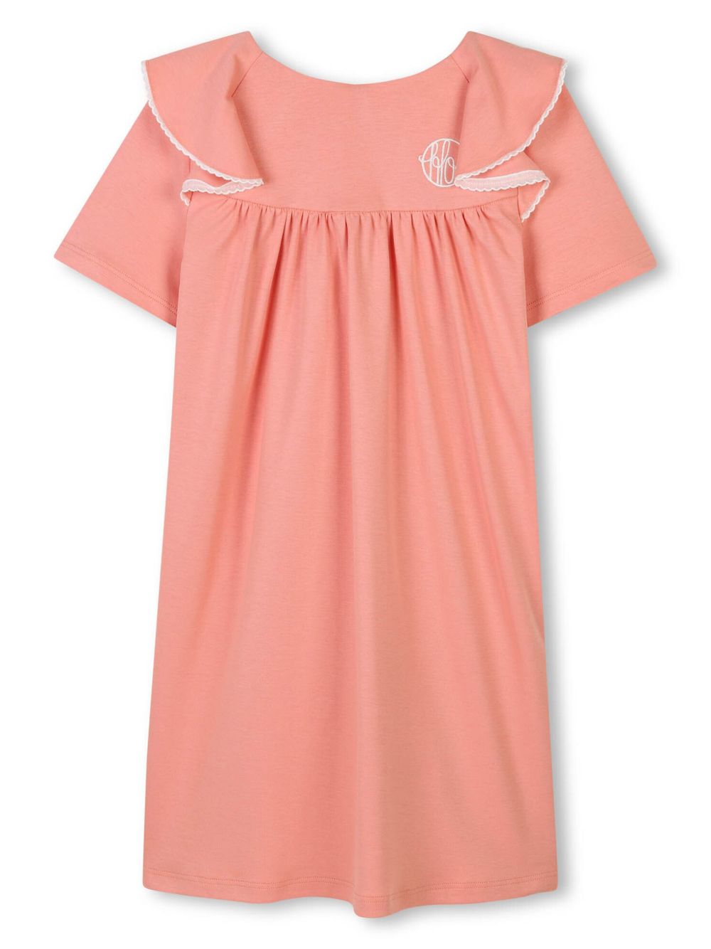 Chloé Kids 키즈 short-sleeve dress - Pink C20436