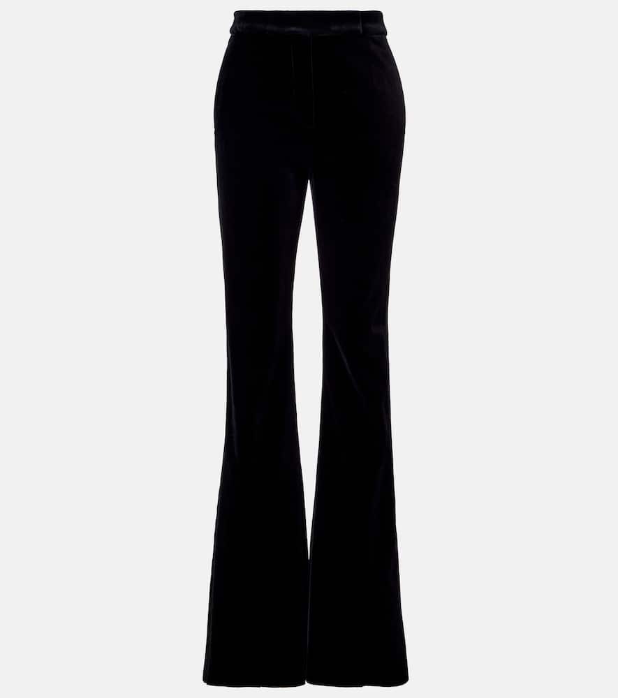 Vetrino cotton velvet flared pants