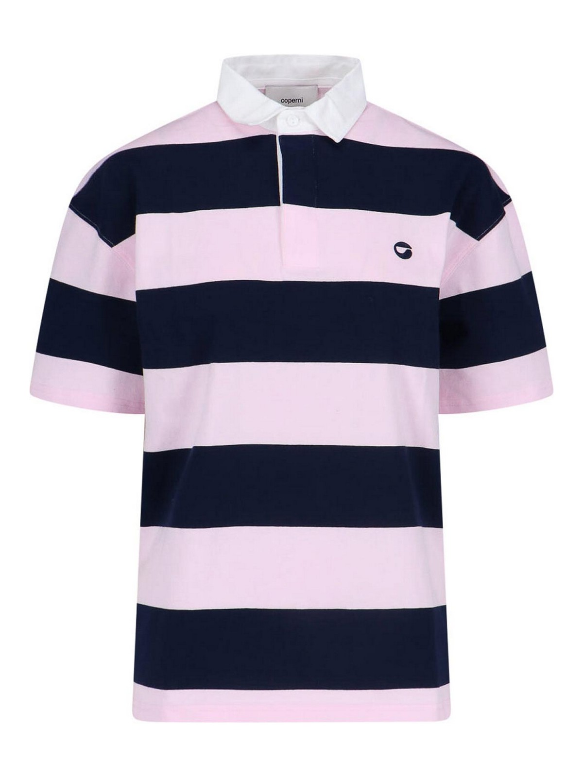 Striped Cotton Polo Shirt