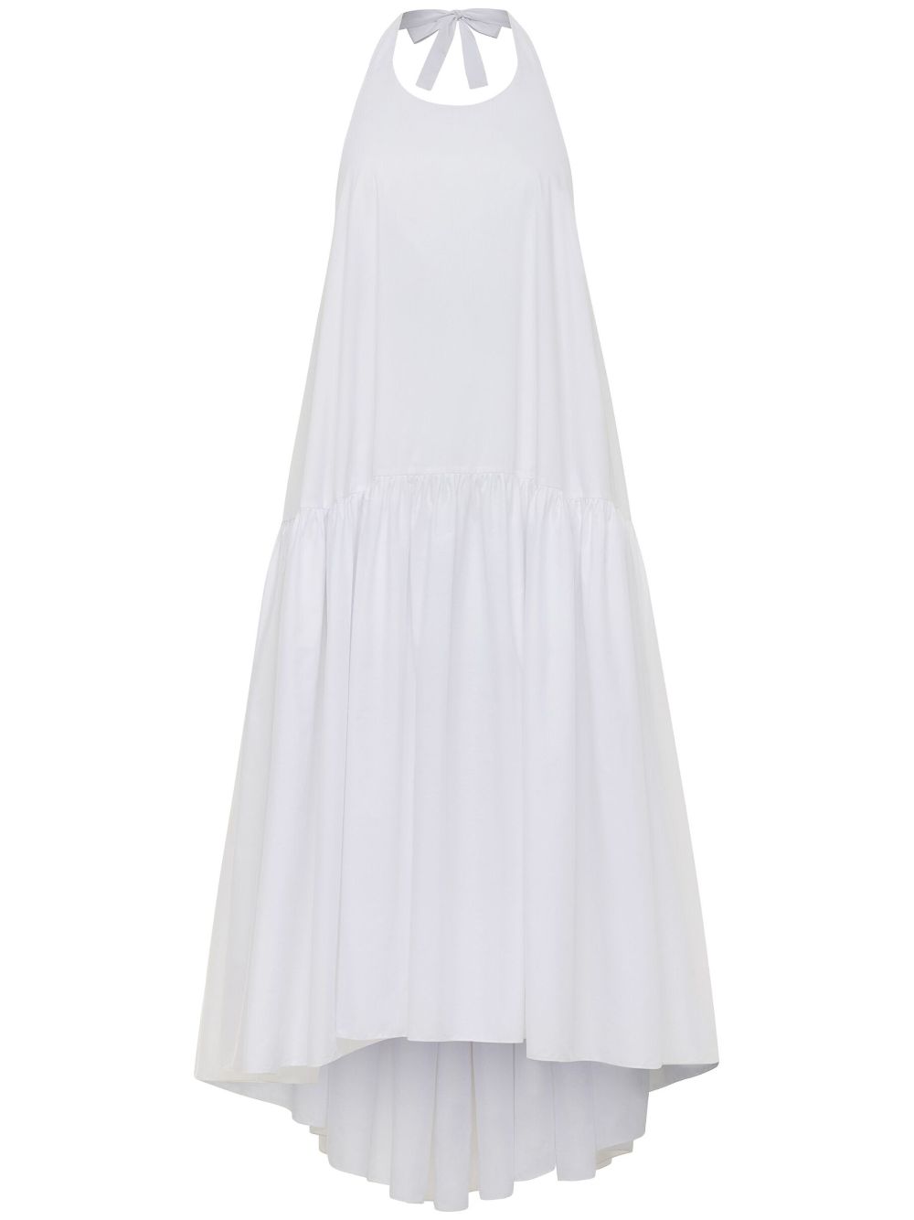 Winston poplin midi dress - White