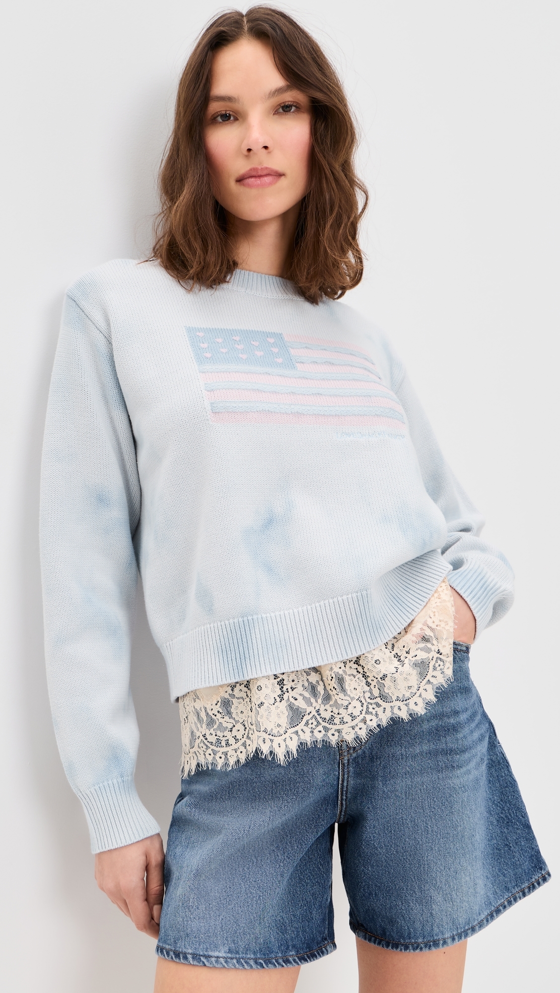 Ty Pullover Selvedge Sky