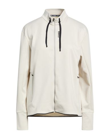 Mountain Attitude Woman Sweatshirt Beige Size L Polyester, Elastane