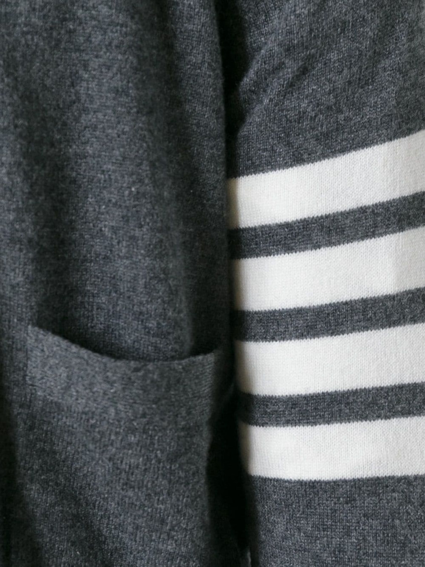 4-Bar Cashmere Cardigan