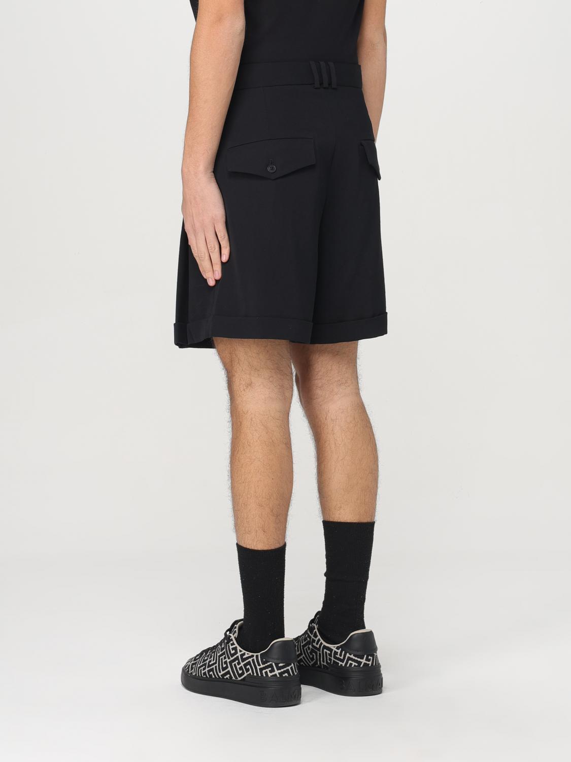 Wool bermuda shorts - Black