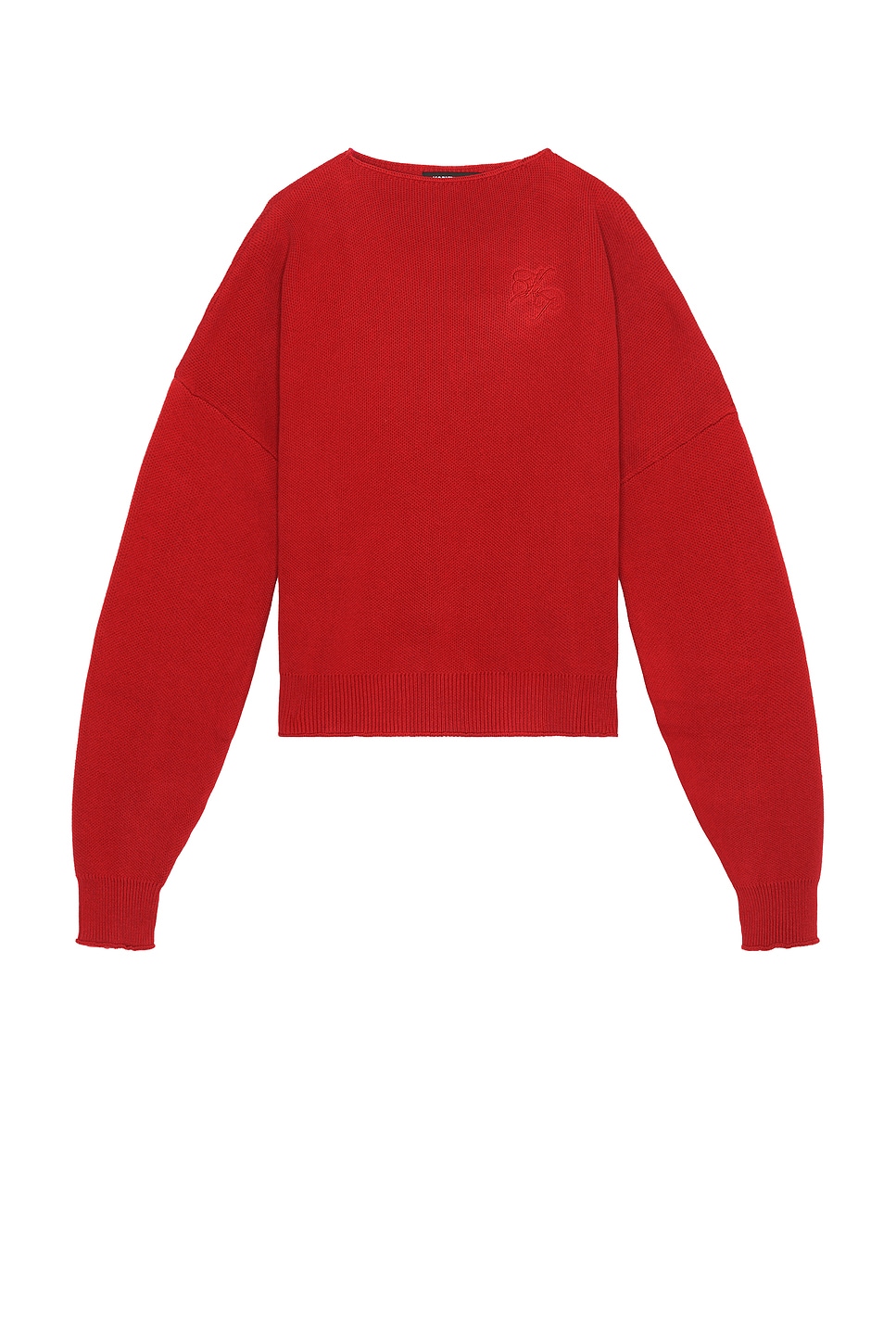 Kody Phillips Boat Neck Sweater in Red - Red. XL/1X also in L