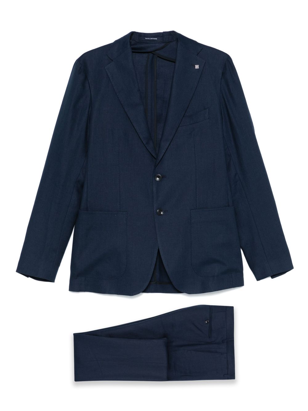 Tagliatore linen suit - White