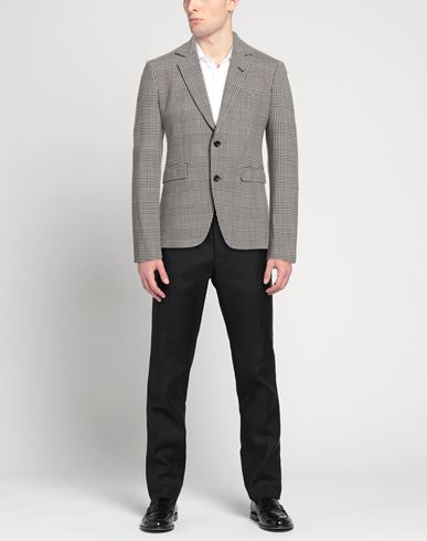 Man Blazer Off white Size 38 Virgin Wool, Elastane