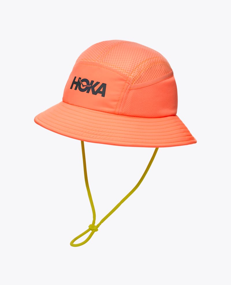 HOKA Adventure Hat 2.0 Hiking Shoes in Neon Cantaloupe