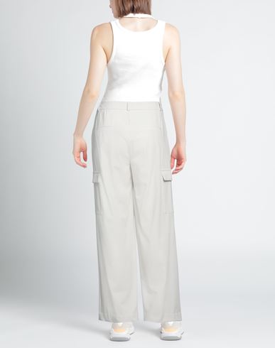 Woman Pants Off white Size S Polyester, Viscose, Elastane