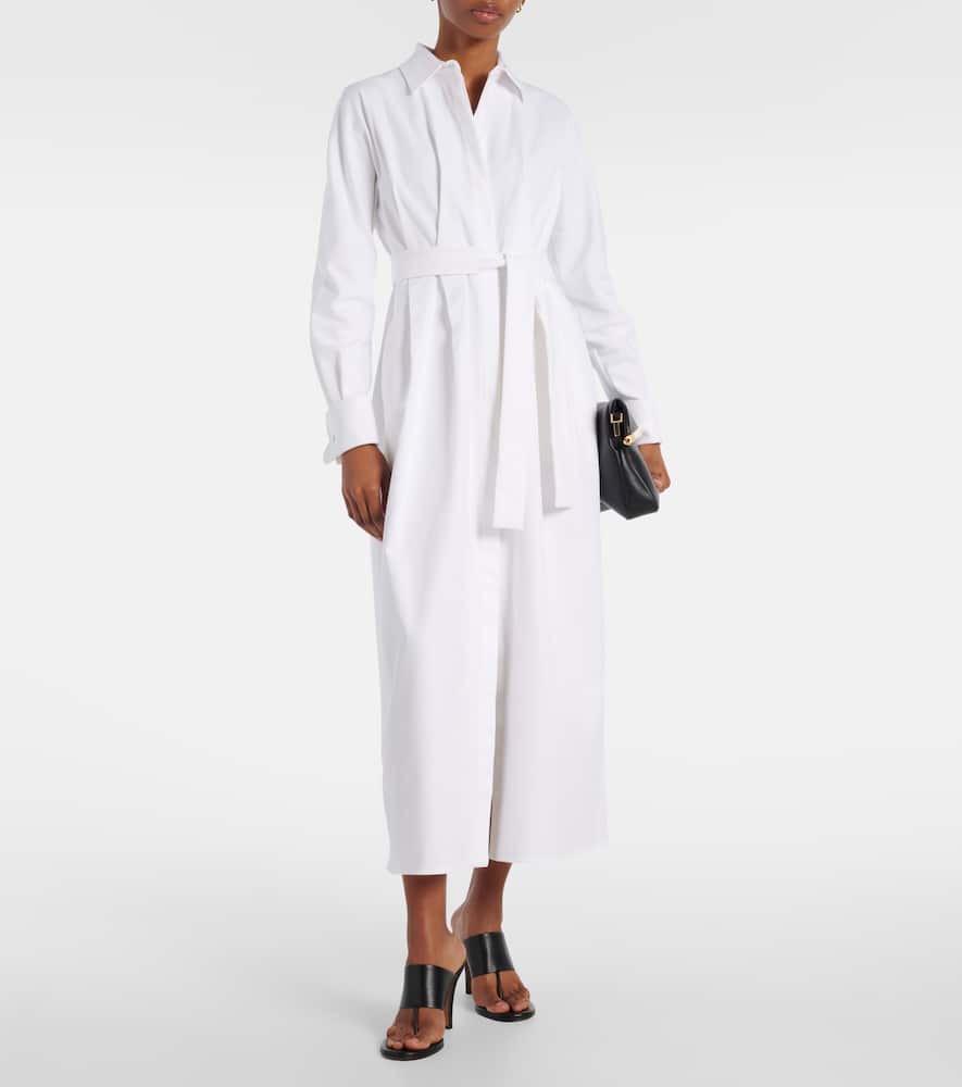 Arezzo gabardine shirt dress