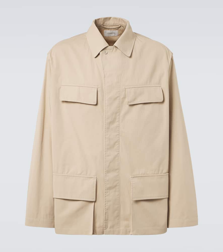 Cotton twill overshirt