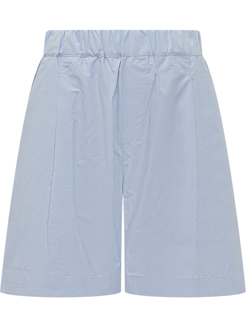 Sky Blue Solid Shorts