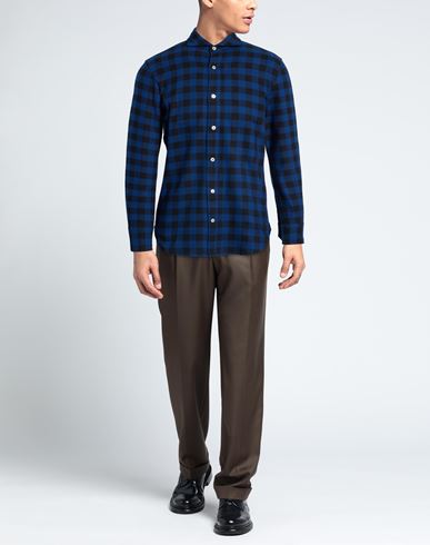 Arpège Heritage Man Shirt Blue Size 34 Cotton
