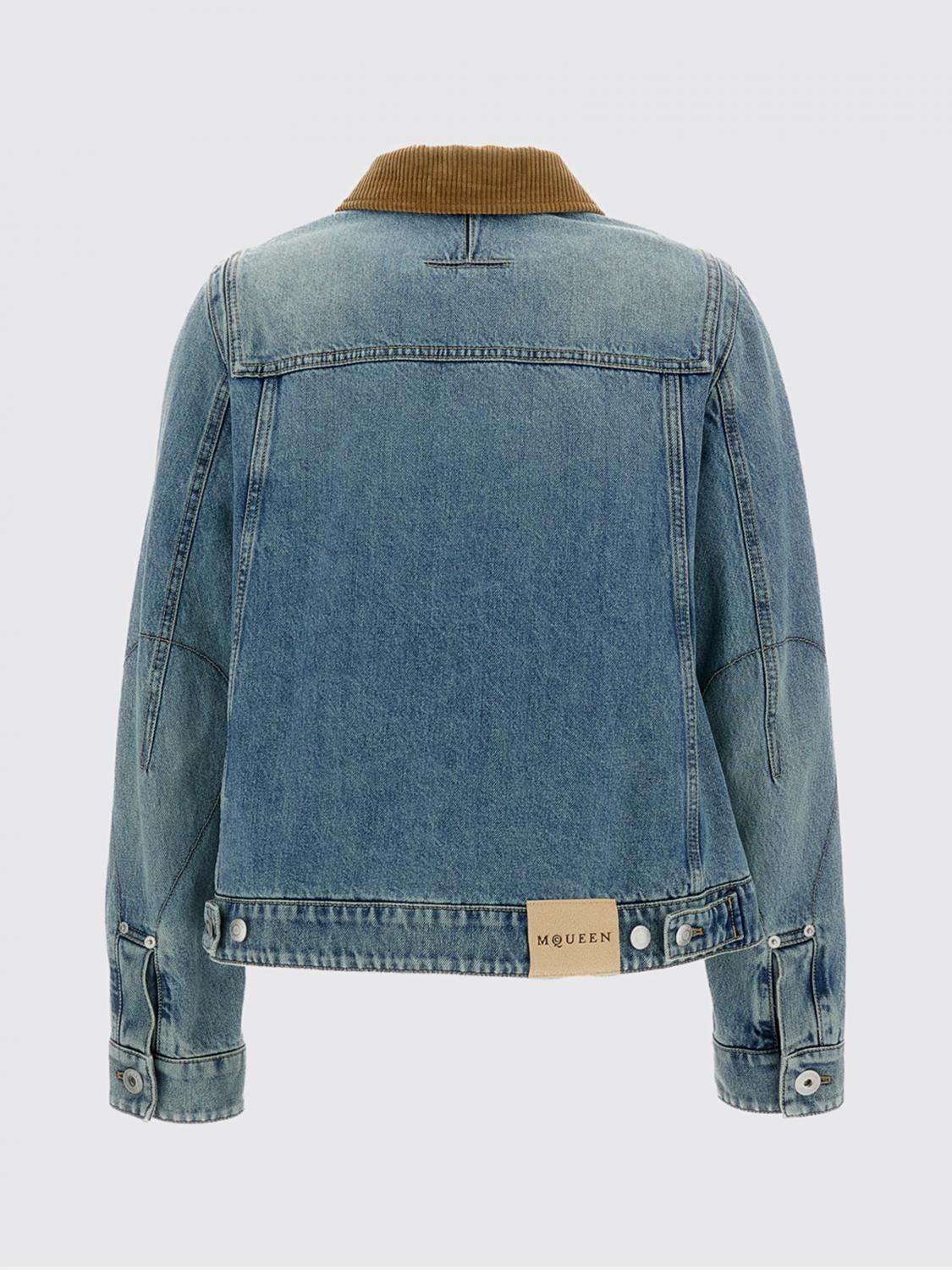 Jacket Woman color Gnawed Blue