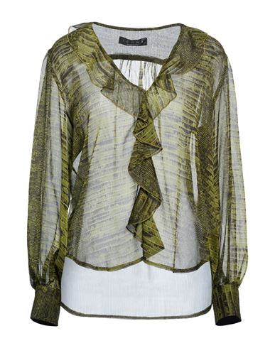 Woman Top Green Size 6 Polyester