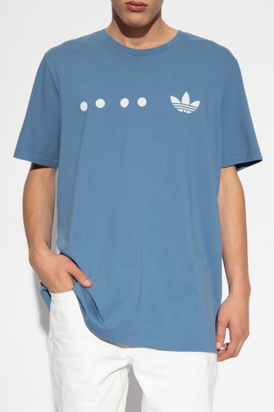 Adidas Originals Logo-Print Short-Sleeved T-Shirt