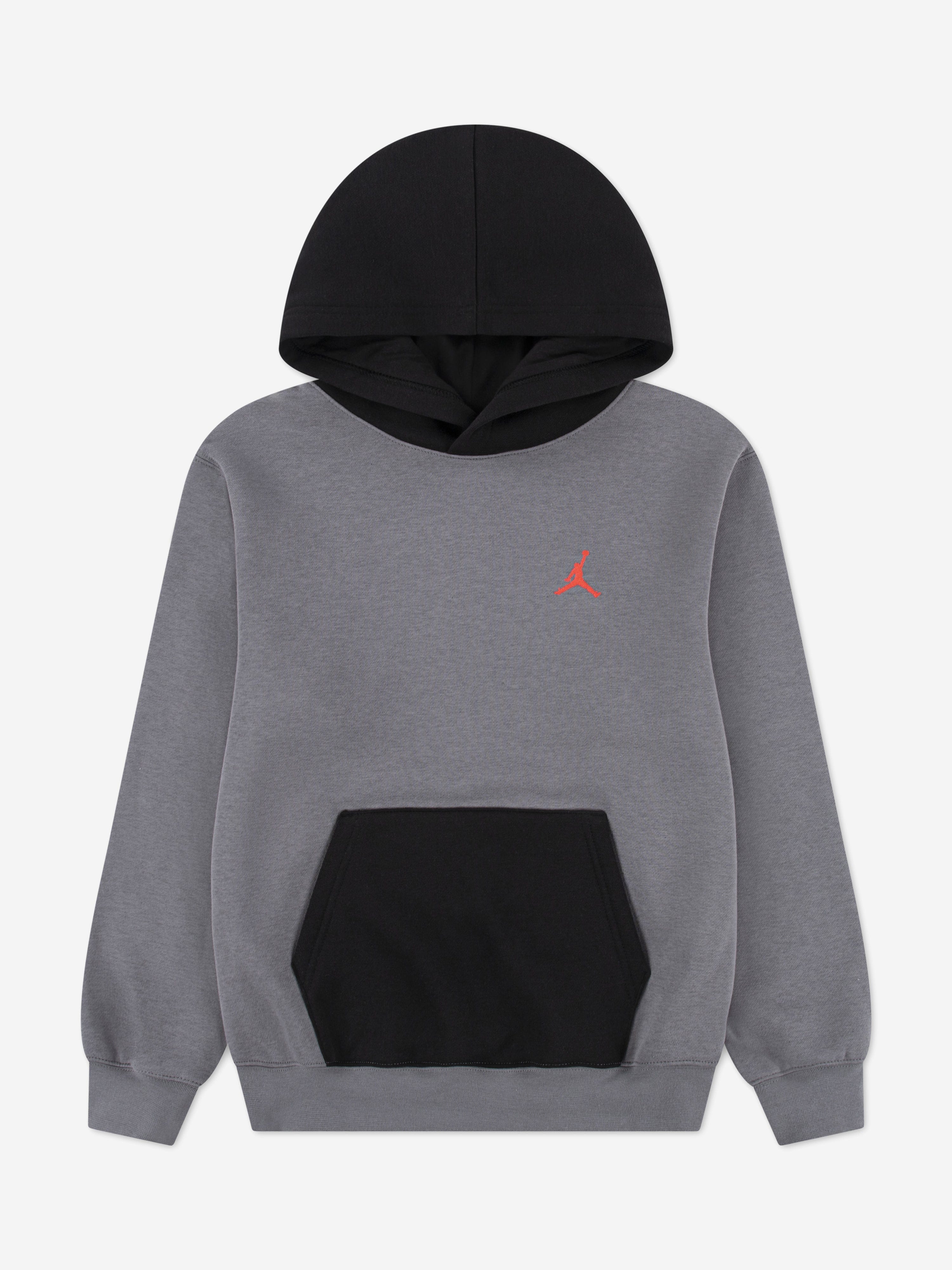 Boys MJ Brooklyn Fleece Hoodie in Grey