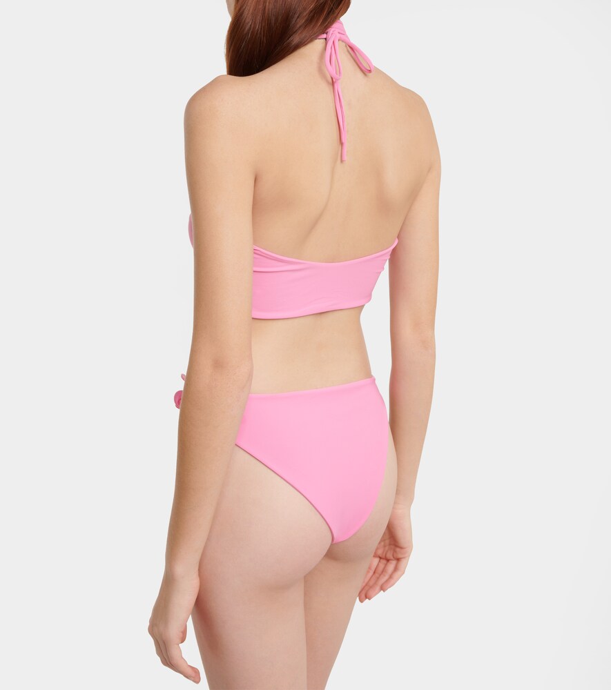 Halterneck bikini top