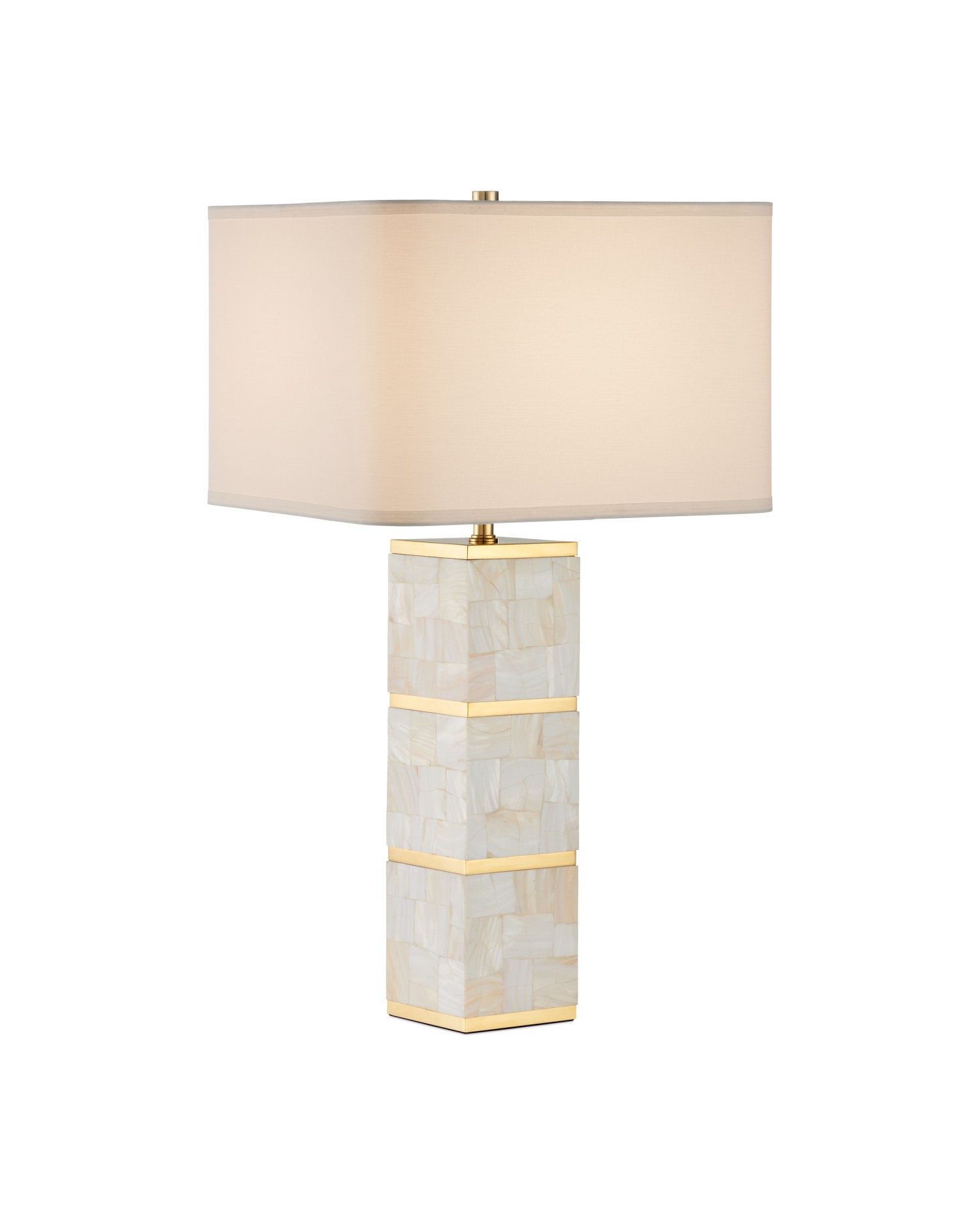 Natural Brass Table Lamp from the Casey Collection