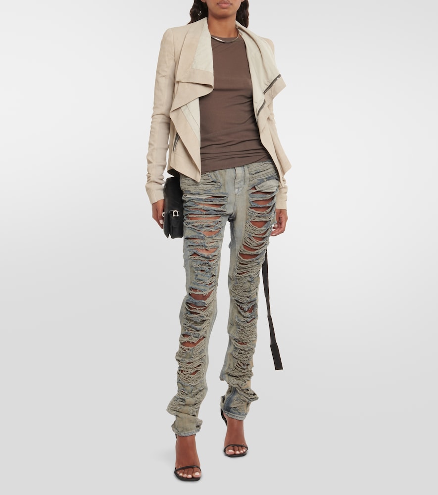 DRKSHDW distressed low-rise jeans