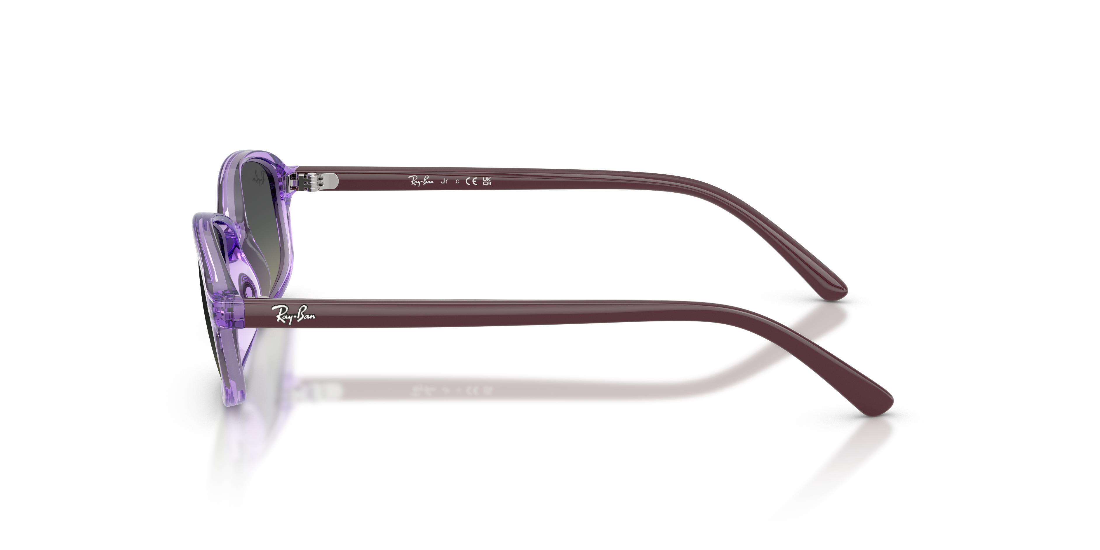 Ray - Ban Kid Ray - Ban RJ9132S 719911 Sunglasses Nylon Violet Grey Geometric Normal Nuanced