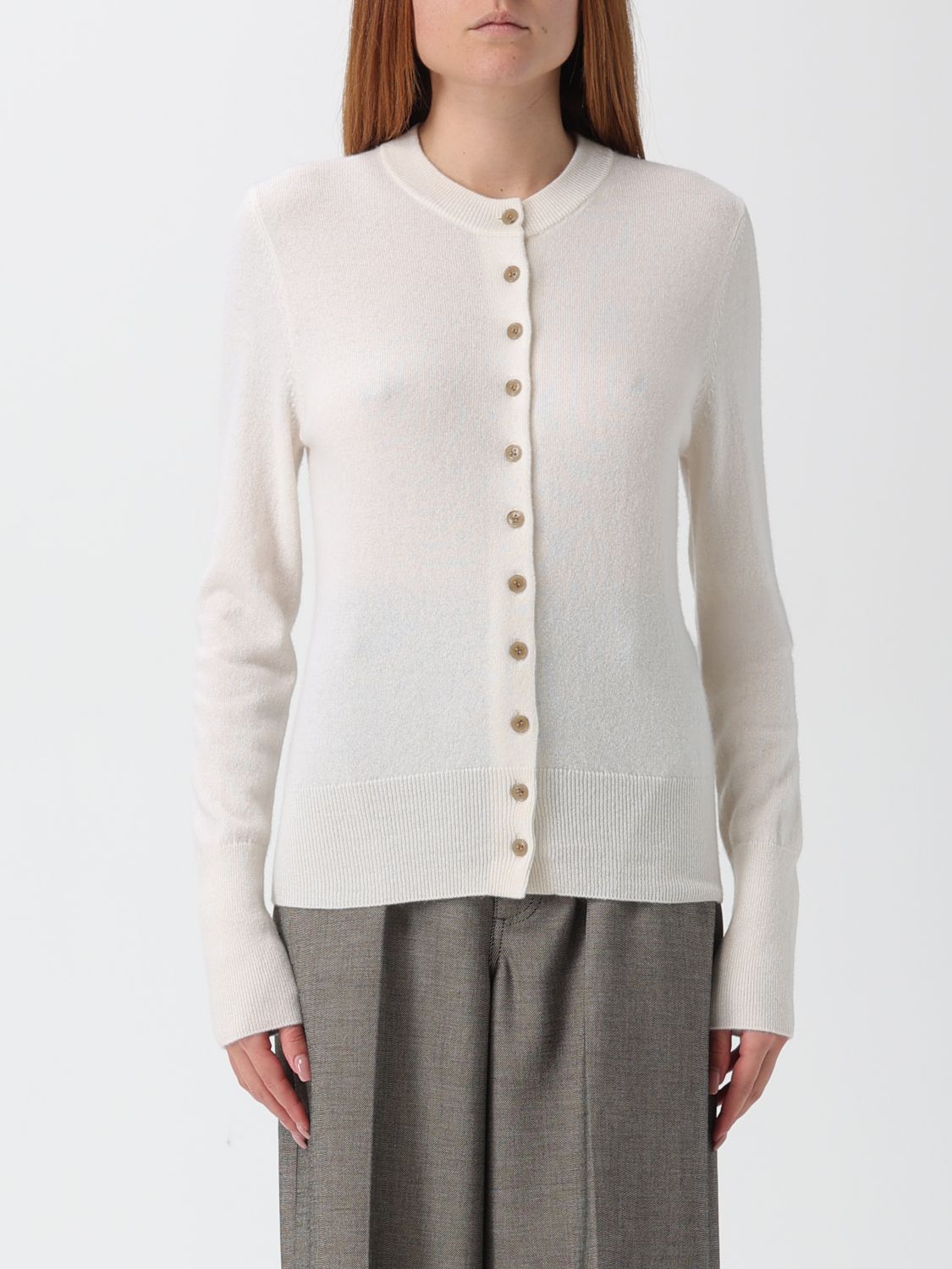 Cardigan Woman color White