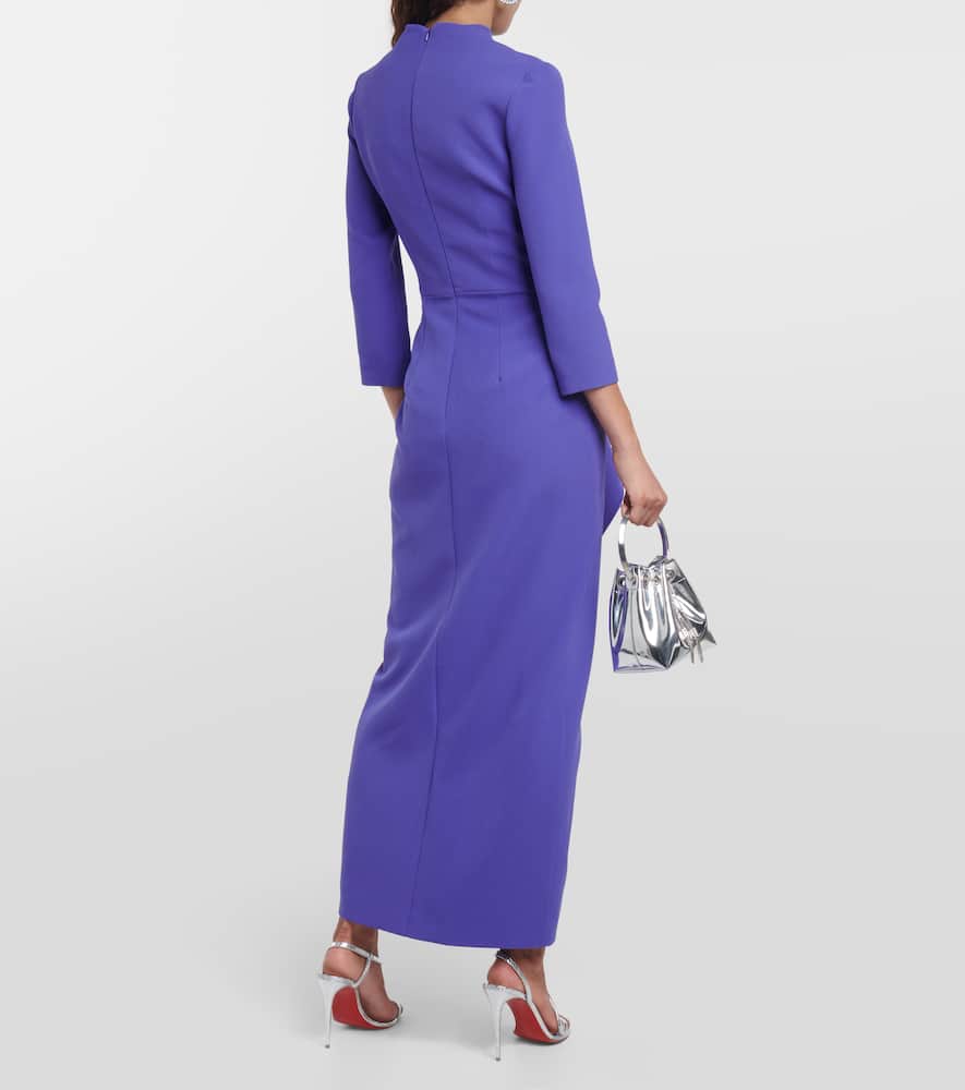 Avery crêpe maxi dress