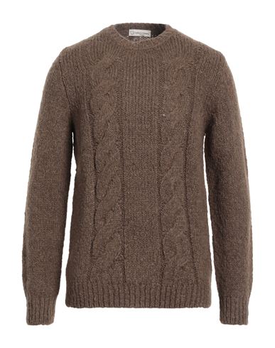 Cashmere Company Man Sweater Brown Size 38 Wool