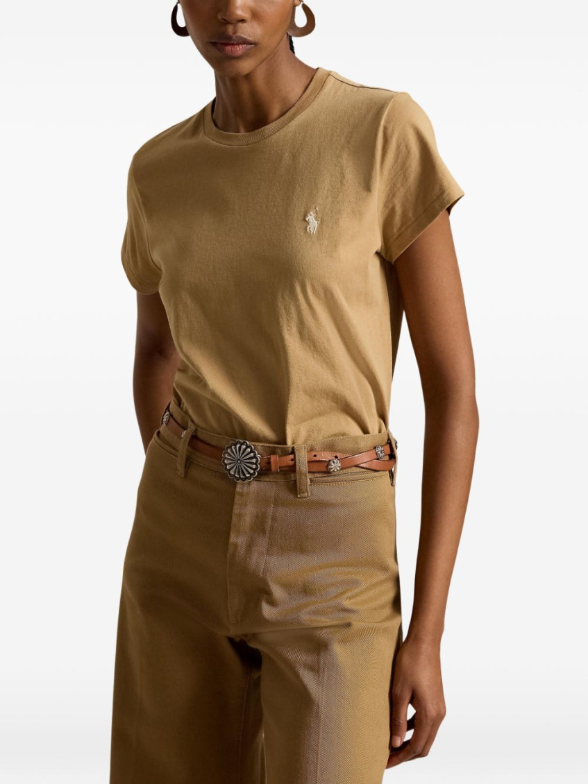 Beige Logo T-Shirt