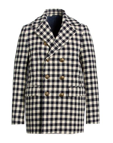 Man Coat Ivory Size 36 Virgin Wool