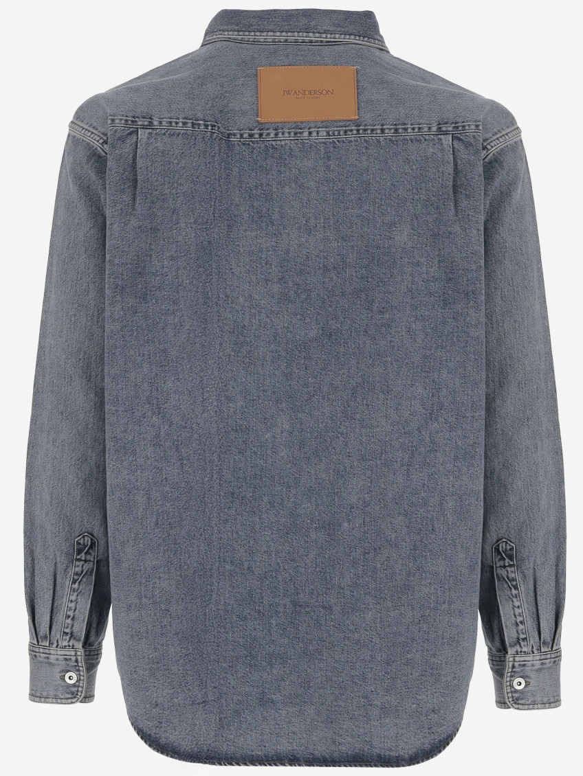 J. W. Anderson Cotton Denim Shirt With Logo