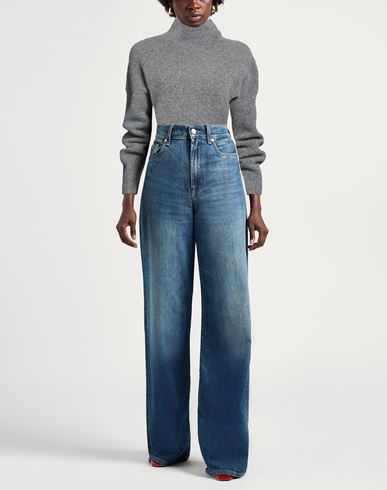 Woman Turtleneck Grey Size 4 Wool, Polyamide, Cashmere, Elastane