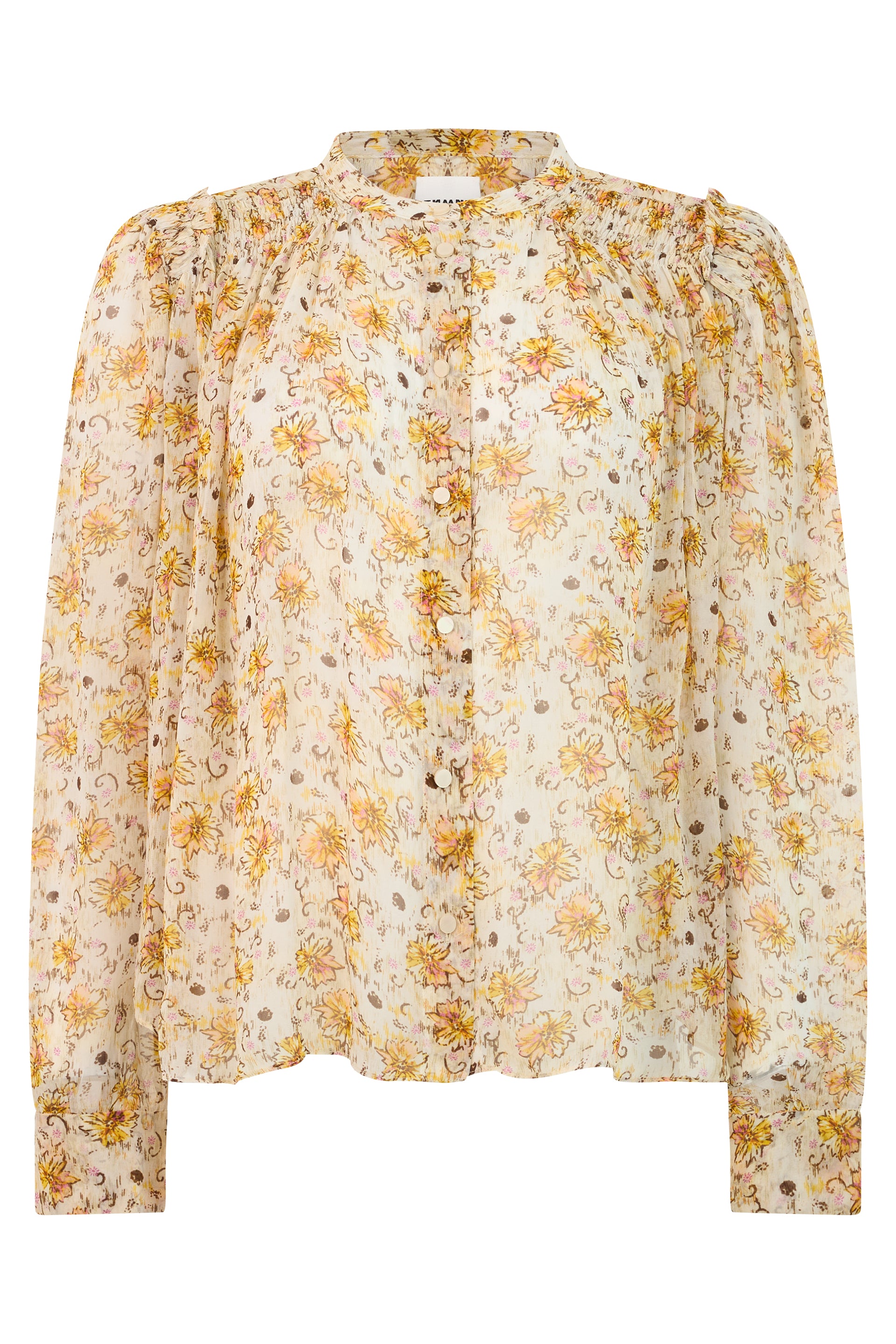 Floral Lightweight Button-Front Shirt