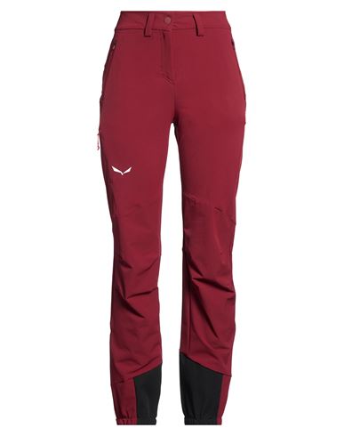 Agner Woman Pants Brick Size 6 Recycled polyamide, Polyester, Elastane, Polyamide
