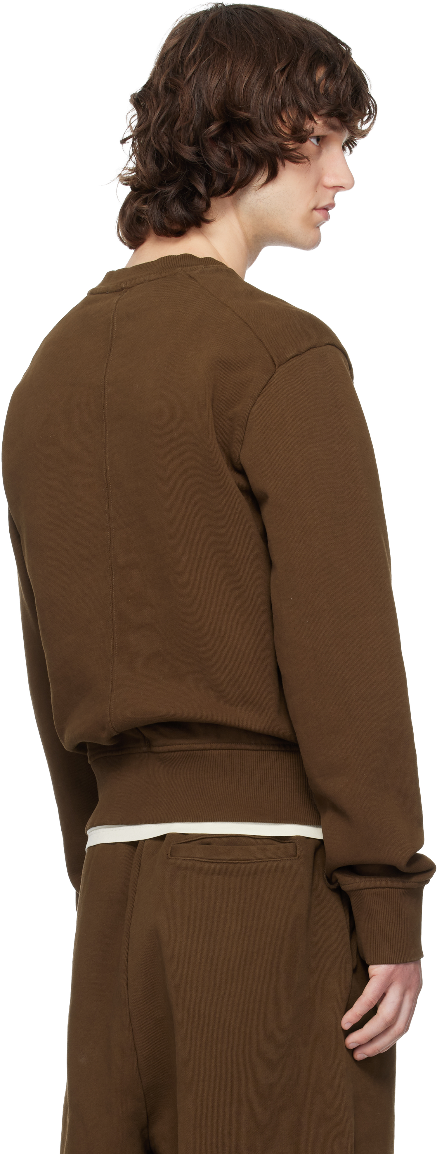 Brown Pod Crew Sweatshirt