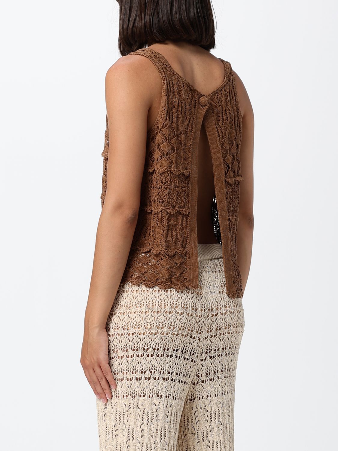 Top Woman color Beige