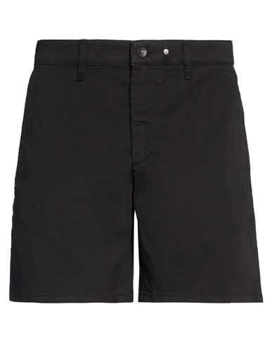 Man Shorts & Bermuda Shorts Black Size 29 Cotton, Elastane