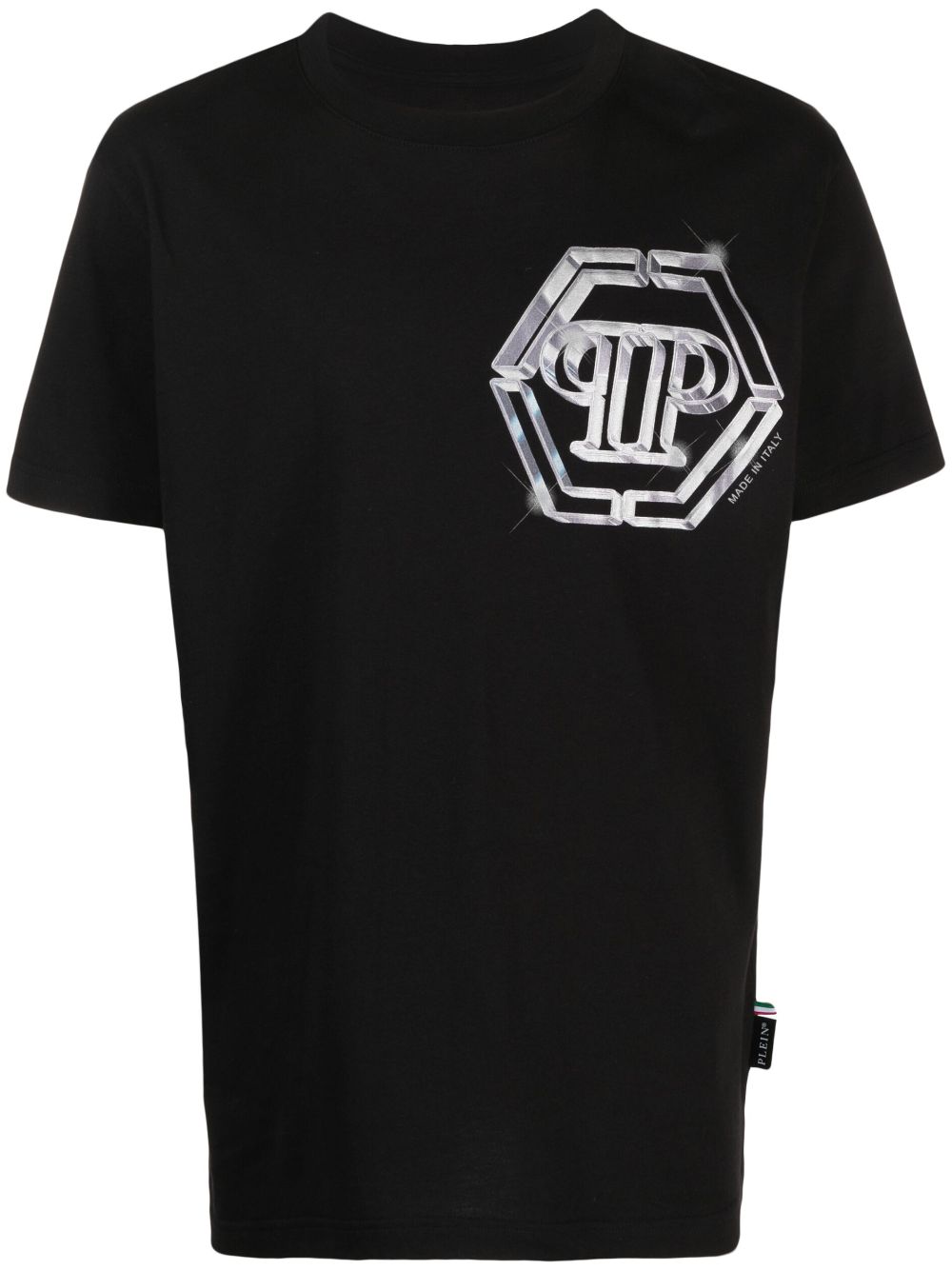 Logo-print cotton T-shirt - Black