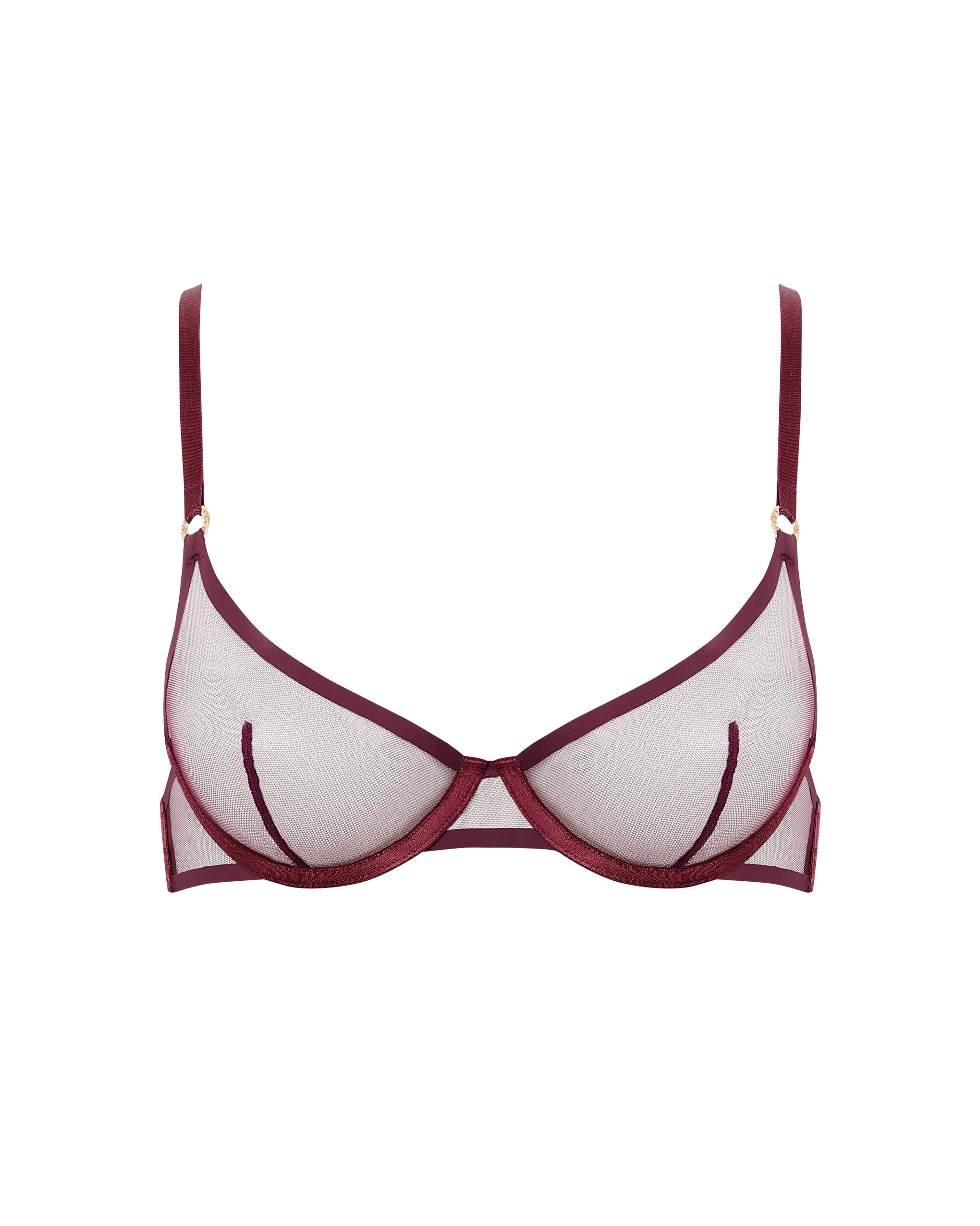 Bluebella Naomi Mesh Bra Cherry