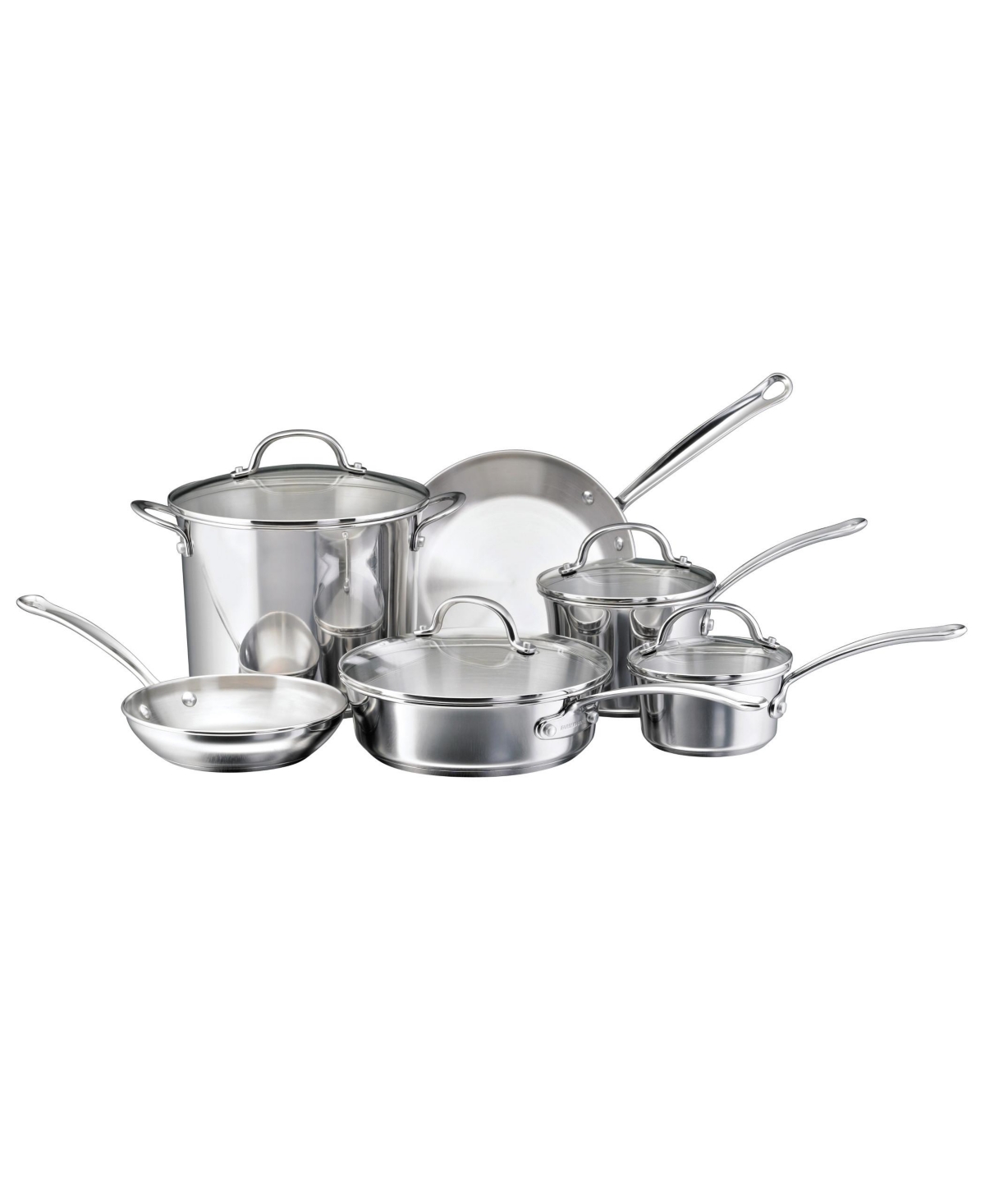 Millennium Stainless Steel 10-Pc. Cookware Set - Silver
