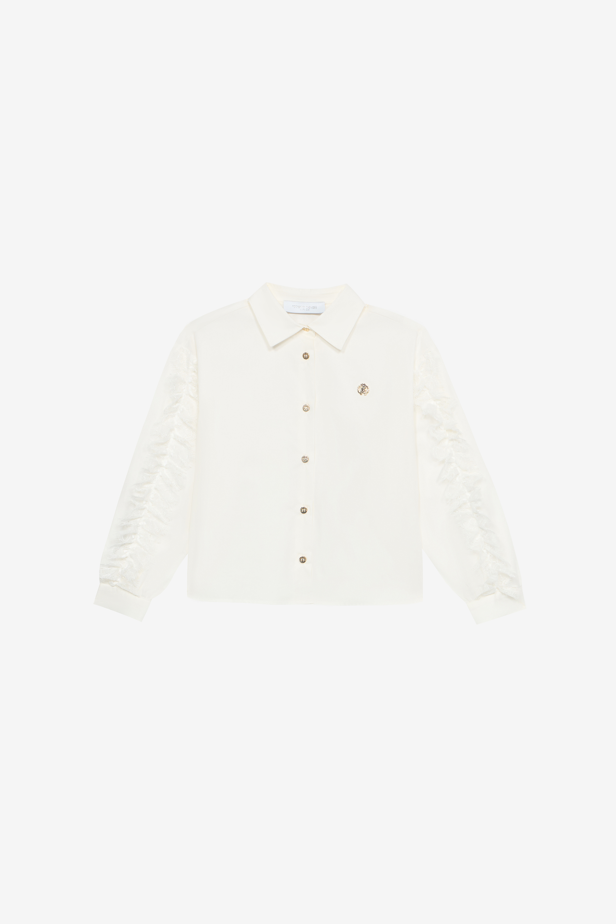 Shirt With Golden Rc Monogram - Female Girls (4