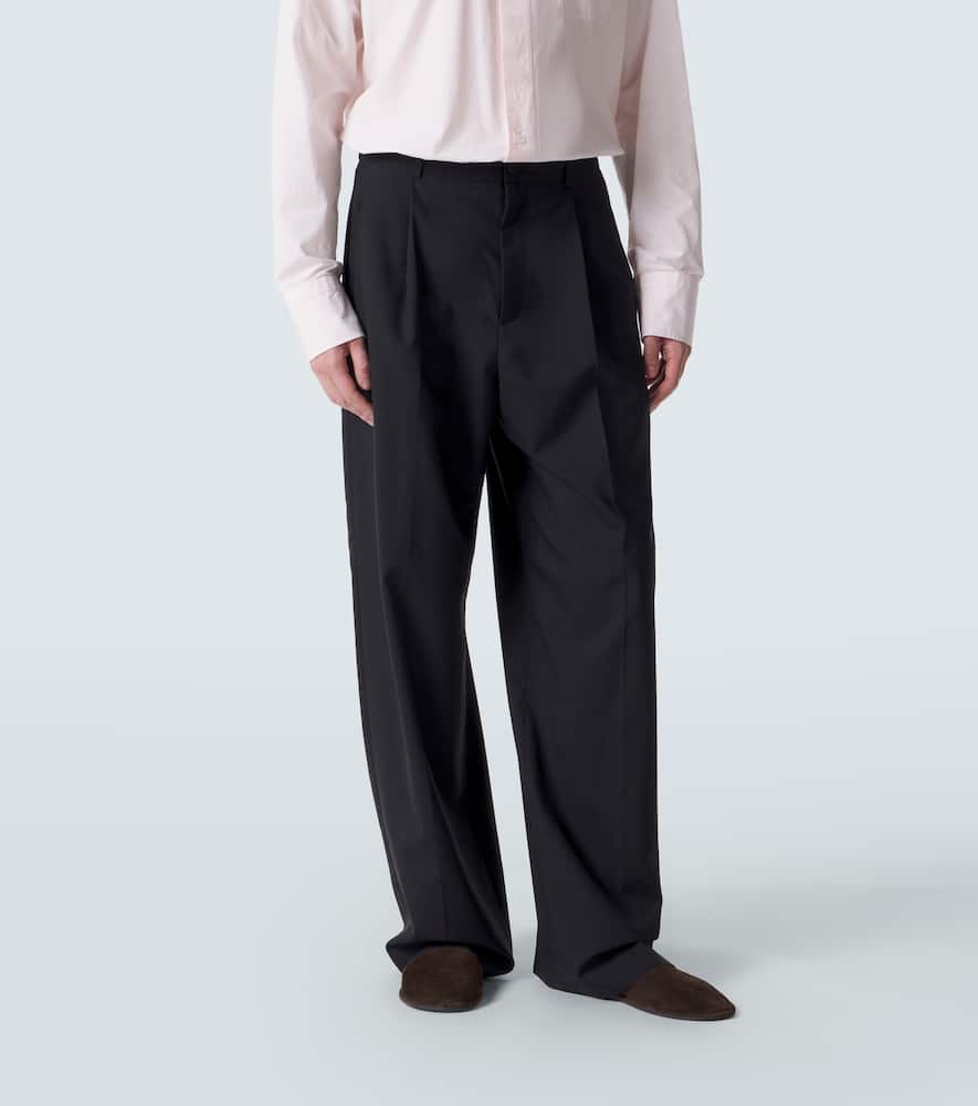 Thom wool wide-leg pants