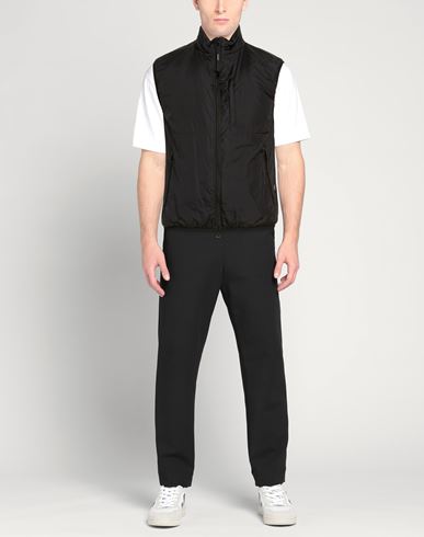 Man Vest Black Size L Polyamide