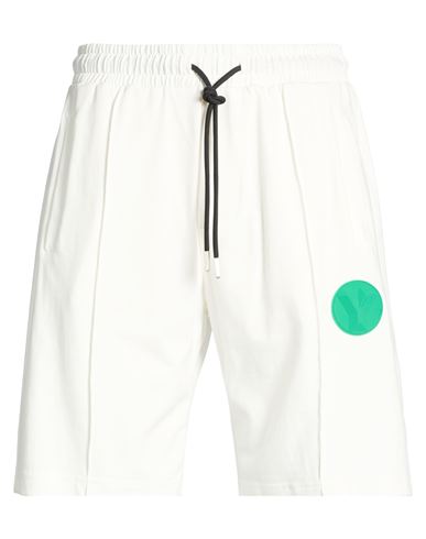 Man Shorts & Bermuda Shorts White Size M Cotton