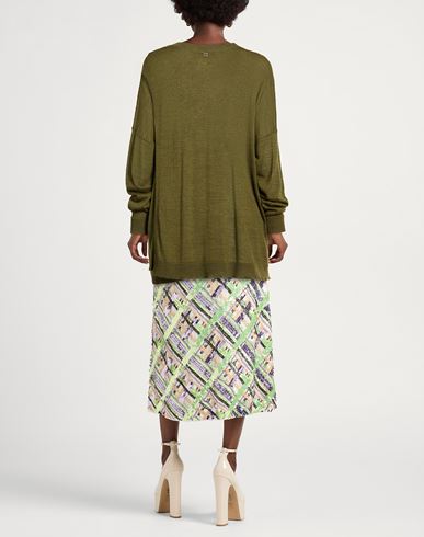 Woman Sweater Military green Size M Acrylic, Wool, Viscose