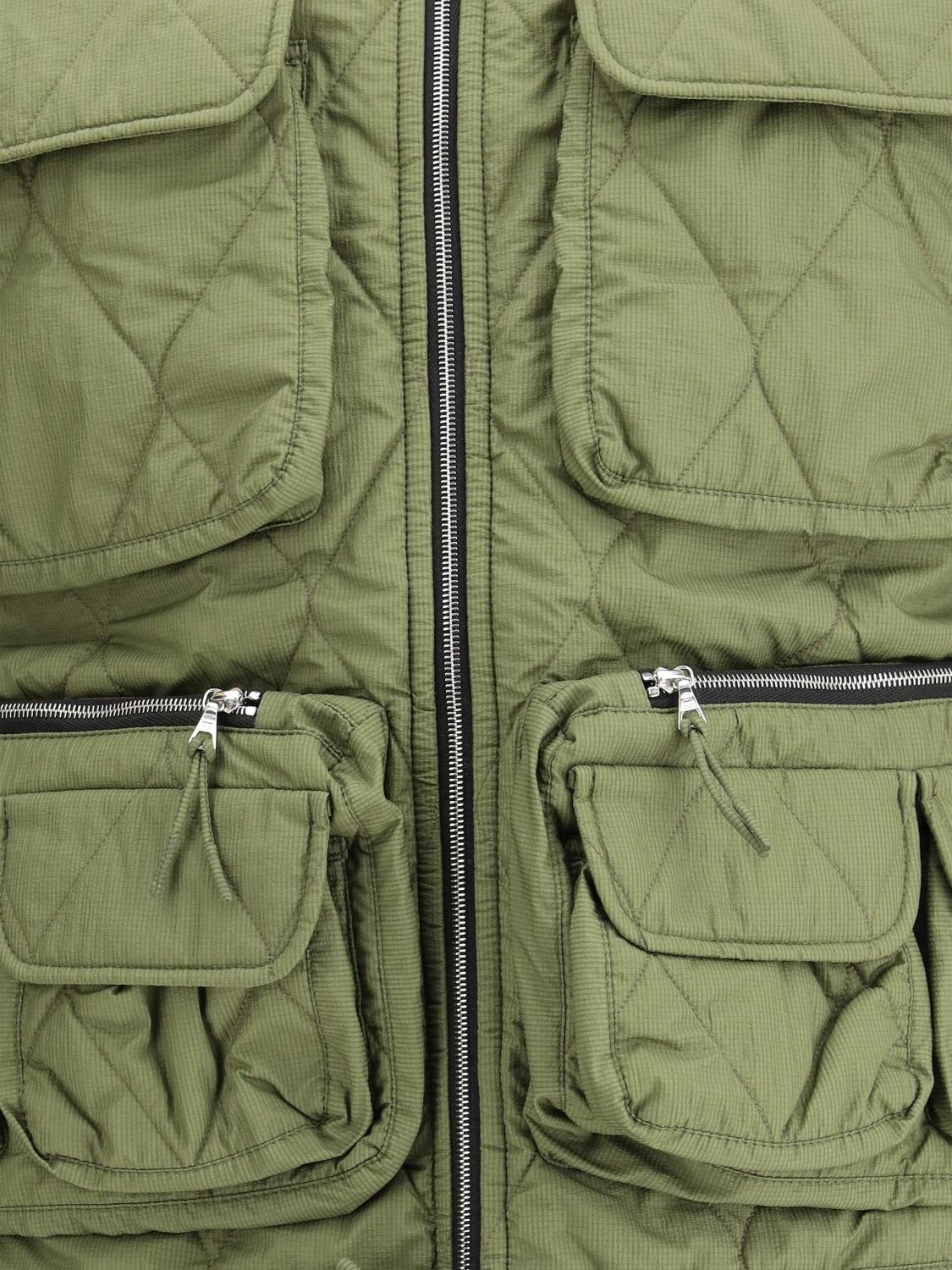 Ember hooded quilted vest - Black